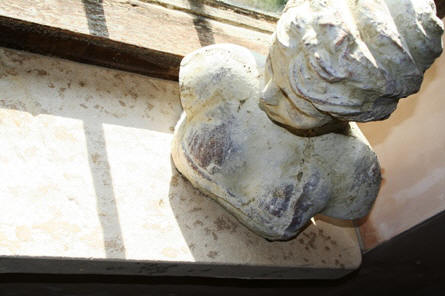 French limestone window cill